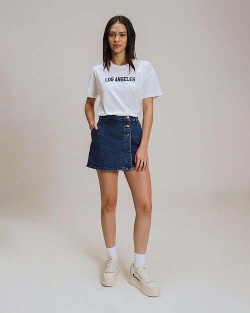 Short Falda Botones